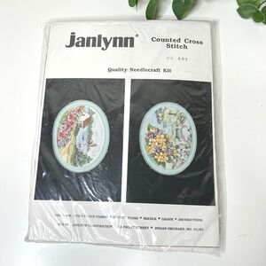 Janlynn Counted‎ Cross Stitch Kit House Needlecraft Sealed Vintage